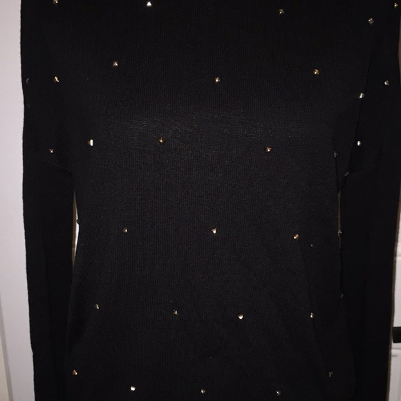 Buffalo David Bitton Ronda Metal Pullover Black Sweater Size Small - Picture 3 of 13